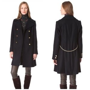 Club Monaco Isabelle Navy Peacoat Italian Wool